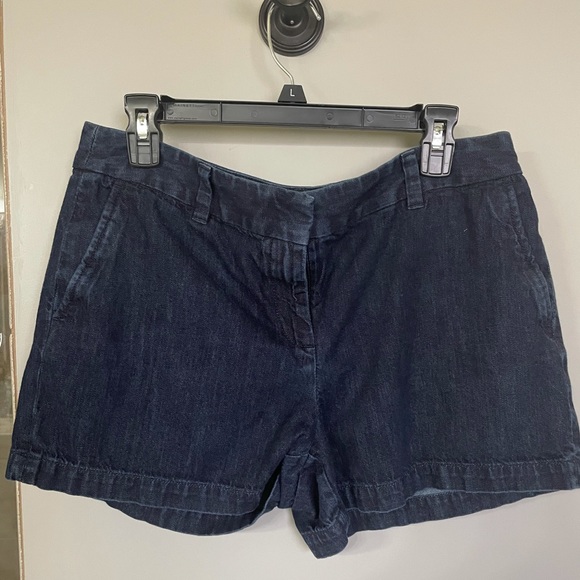 4 in. Tab front Denim shorts - Picture 1 of 2